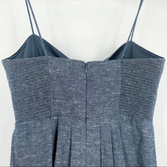 Madewell Front Tie Chambray Dress - Picture 8 of 10